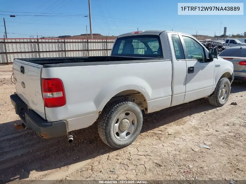 1FTRF12W97NA43889 2007 Ford F-150 Stx/Xl/Xlt