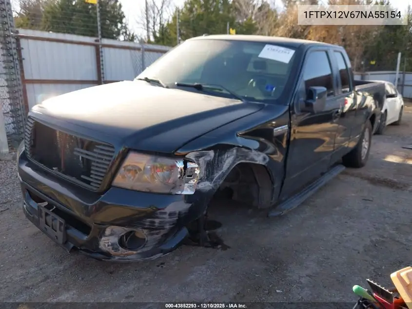 1FTPX12V67NA55154 2007 Ford F-150 Lariat/Stx/Xl/Xlt
