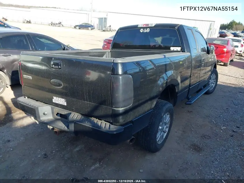 1FTPX12V67NA55154 2007 Ford F-150 Lariat/Stx/Xl/Xlt