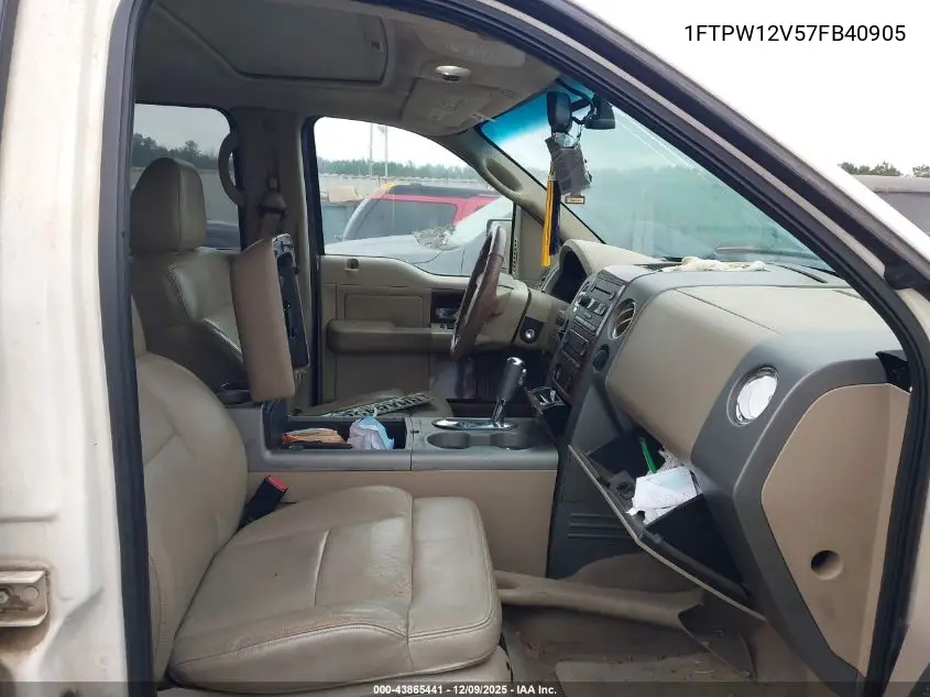 1FTPW12V57FB40905 2007 Ford F-150 Lariat/Xlt