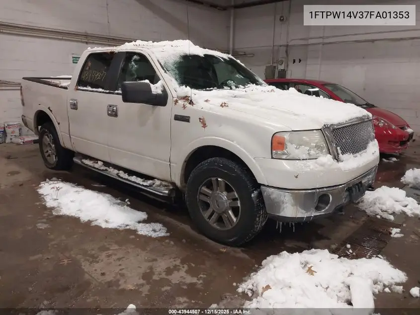 1FTPW14V37FA01353 2007 Ford F-150 Fx4/Lariat/Xlt