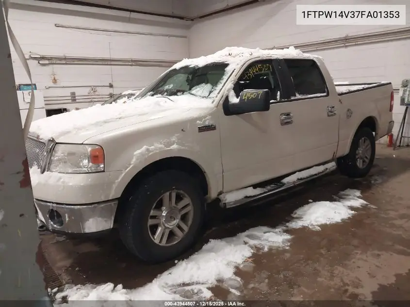 1FTPW14V37FA01353 2007 Ford F-150 Fx4/Lariat/Xlt