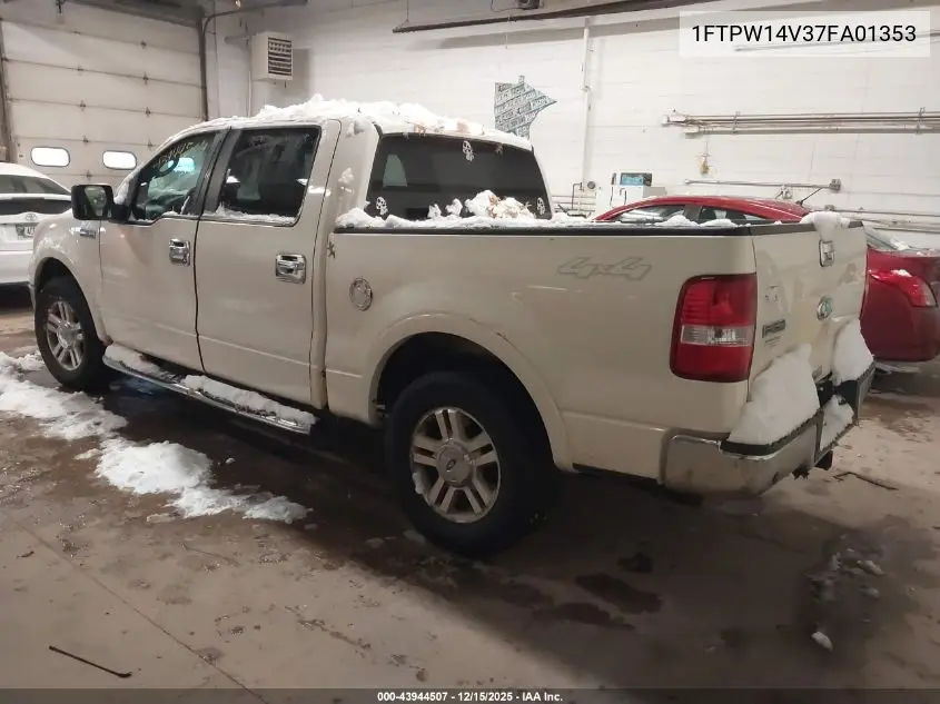 1FTPW14V37FA01353 2007 Ford F-150 Fx4/Lariat/Xlt