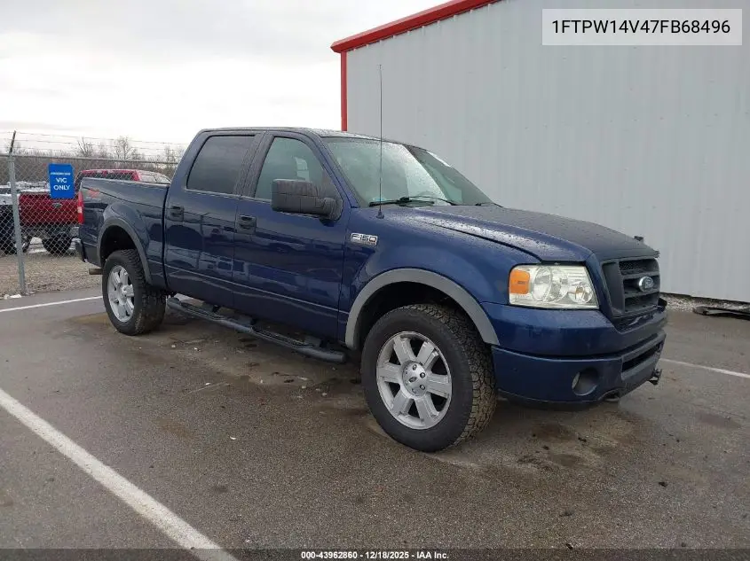 1FTPW14V47FB68496 2007 Ford F-150 Fx4/Lariat/Xlt