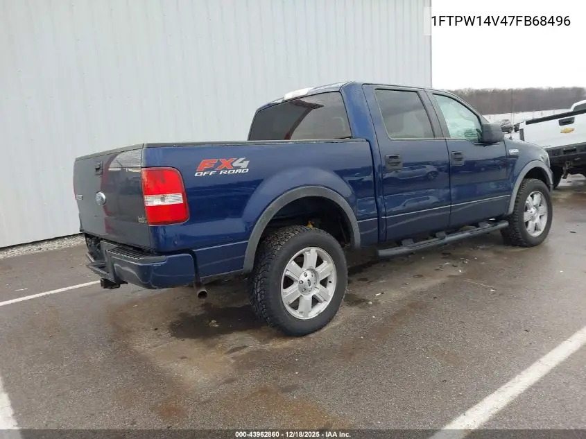 1FTPW14V47FB68496 2007 Ford F-150 Fx4/Lariat/Xlt