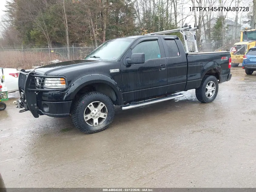 1FTPX14547NA80728 2007 Ford F-150 Fx4/Lariat/Xl/Xlt