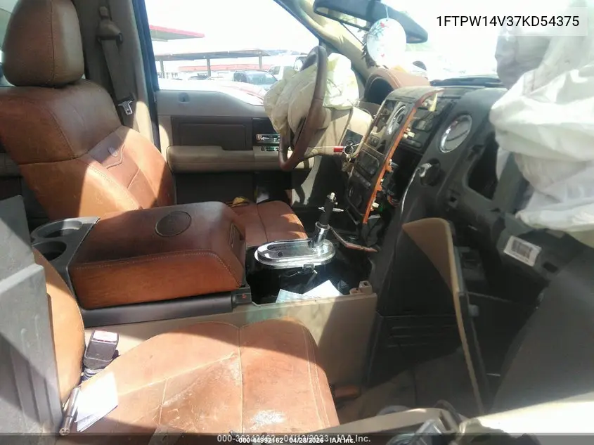 1FTPW14V37KD54375 2007 Ford F-150 Fx4/Lariat/Xlt