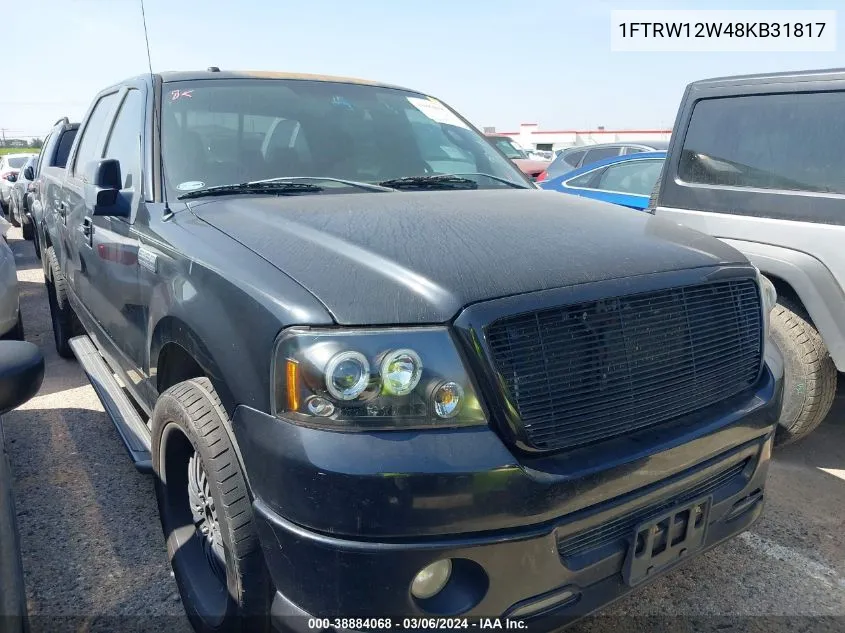 1FTRW12W48KB31817 2008 Ford F-150 Xl/Xlt