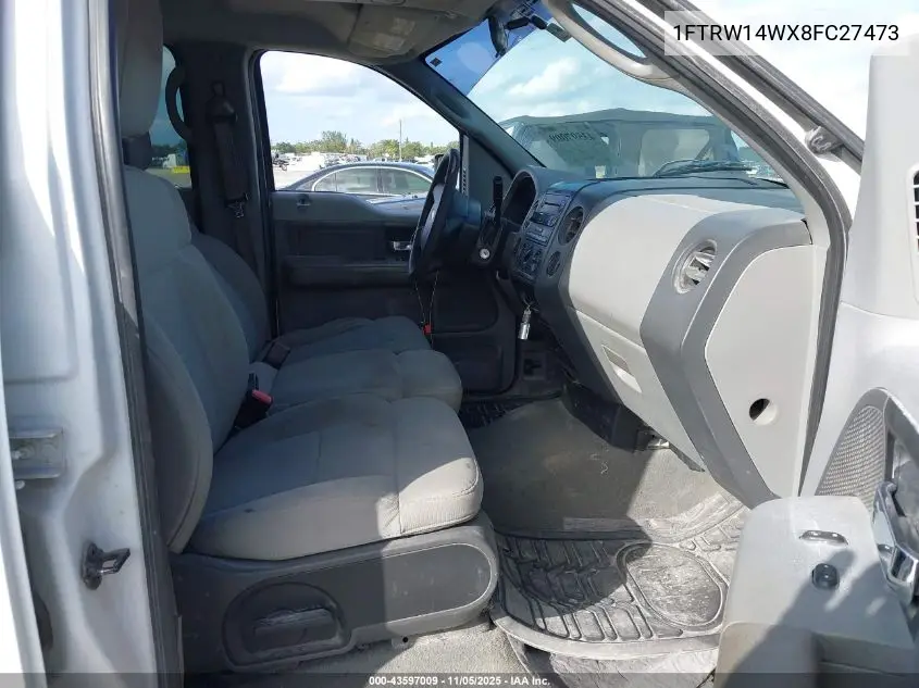 1FTRW14WX8FC27473 2008 Ford F-150 60Th Anniversary/Xl/Xlt