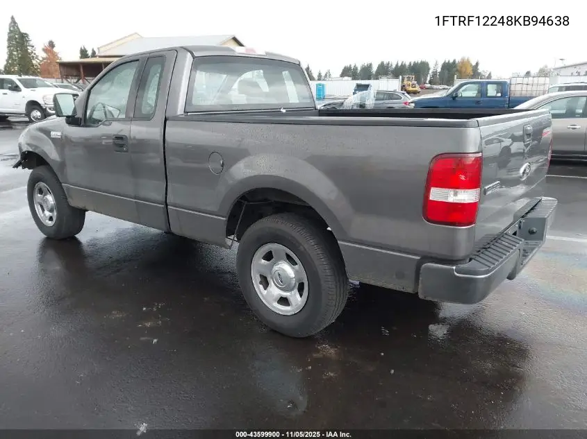 1FTRF12248KB94638 2008 Ford F-150 Stx/Xl/Xlt