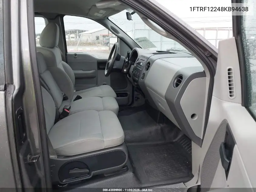 1FTRF12248KB94638 2008 Ford F-150 Stx/Xl/Xlt