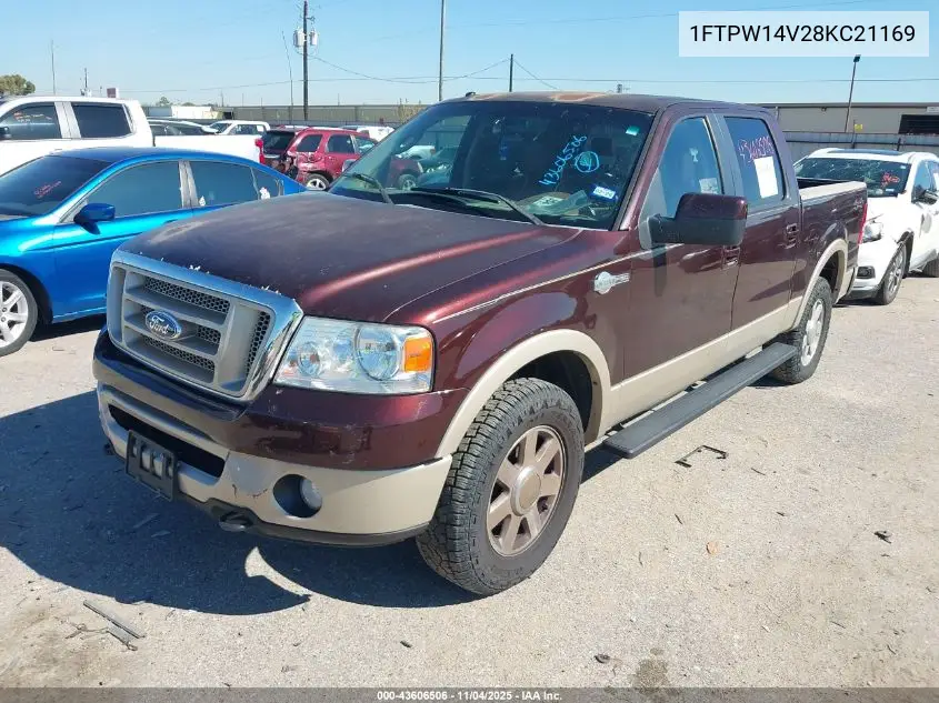 1FTPW14V28KC21169 2008 Ford F-150 60Th Anniversary/Fx4/King Ranch/Lariat/Xlt