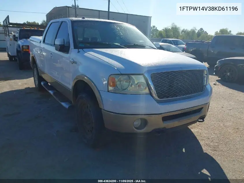 1FTPW14V38KD61196 2008 Ford F-150 King Ranch