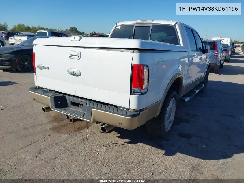 1FTPW14V38KD61196 2008 Ford F-150 King Ranch