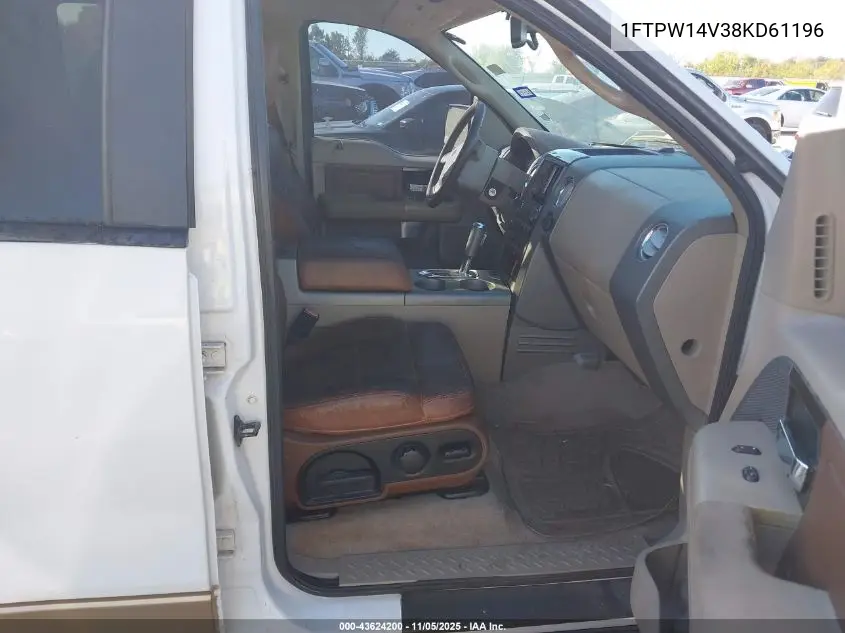 1FTPW14V38KD61196 2008 Ford F-150 King Ranch