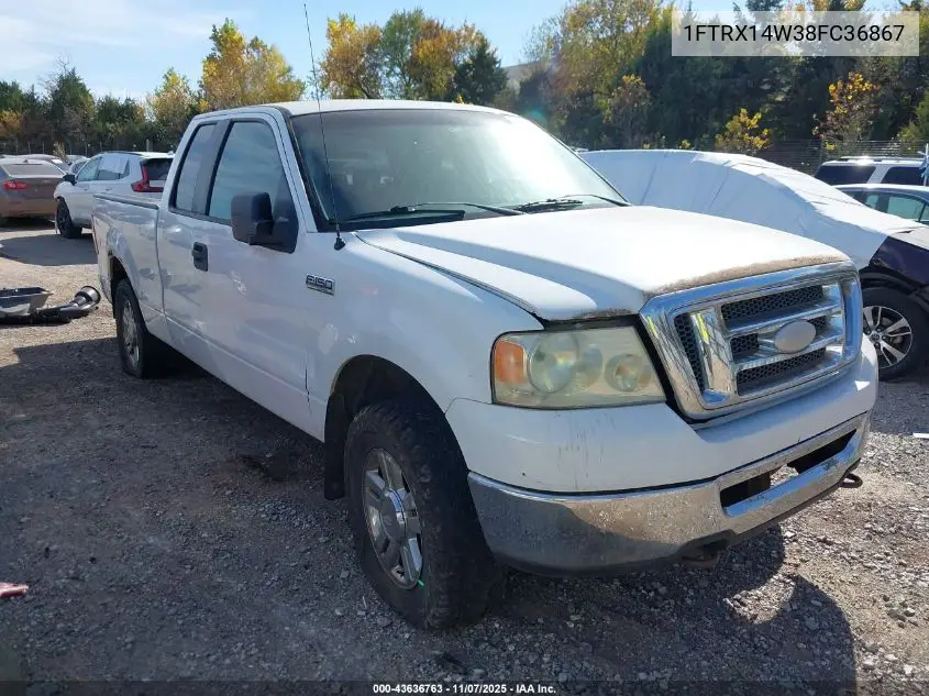 1FTRX14W38FC36867 2008 Ford F-150 Stx/Xl/Xlt