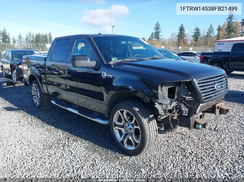 1FTRW14538FB21499 2008 Ford F-150 Harley-Davidson/Limited