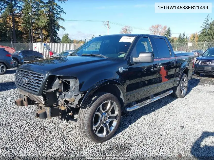 1FTRW14538FB21499 2008 Ford F-150 Harley-Davidson/Limited