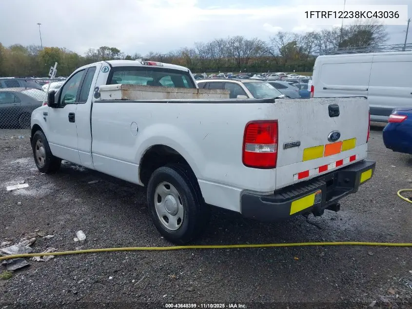 1FTRF12238KC43036 2008 Ford F-150 Stx/Xl/Xlt