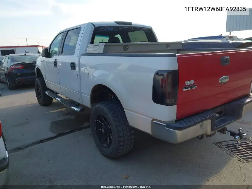 1FTRW12W68FA92835 2008 Ford F-150 60Th Anniversary/Fx2/Xl/Xlt