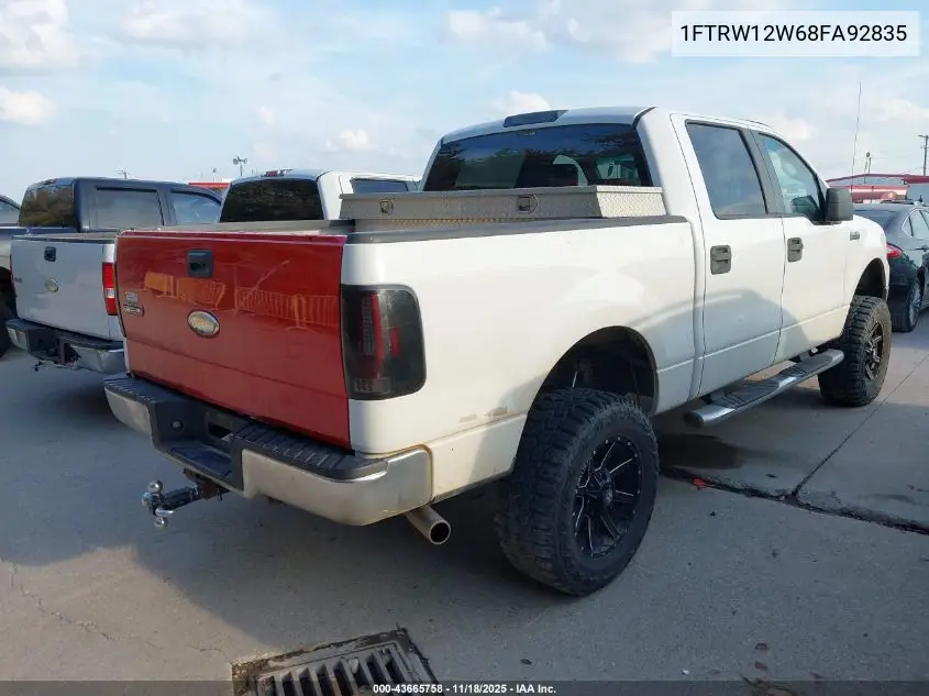 1FTRW12W68FA92835 2008 Ford F-150 60Th Anniversary/Fx2/Xl/Xlt