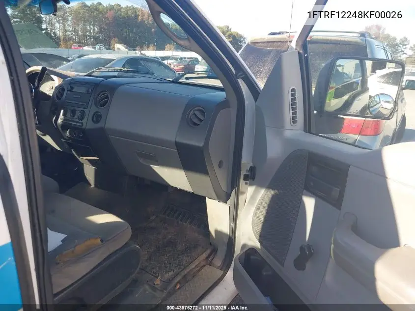 1FTRF12248KF00026 2008 Ford F-150 Stx/Xl/Xlt