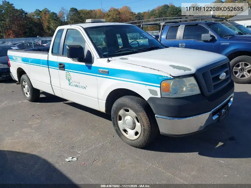 1FTRF12208KD52635 2008 Ford F-150 Stx/Xl/Xlt