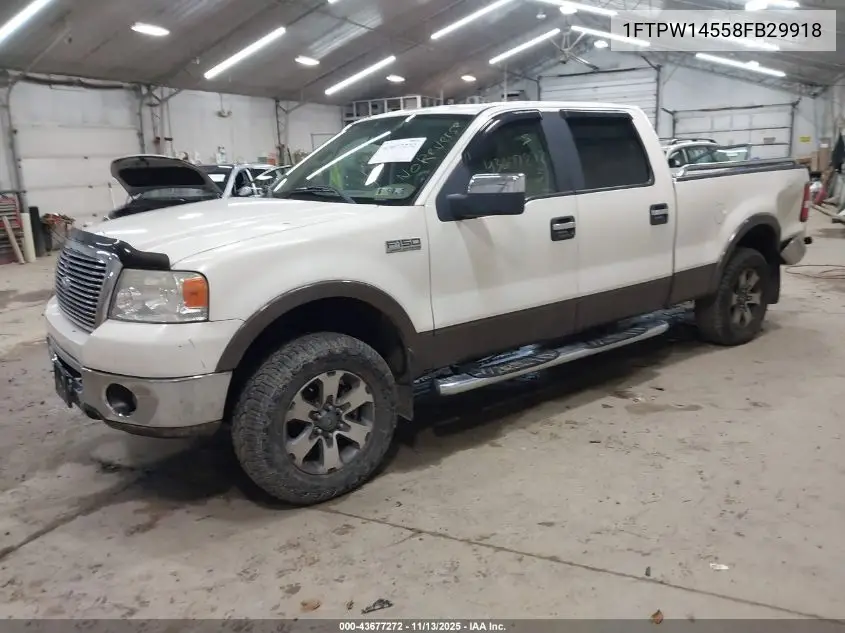 1FTPW14558FB29918 2008 Ford F-150 60Th Anniversary/Fx4/King Ranch/Lariat/Limited/Xlt