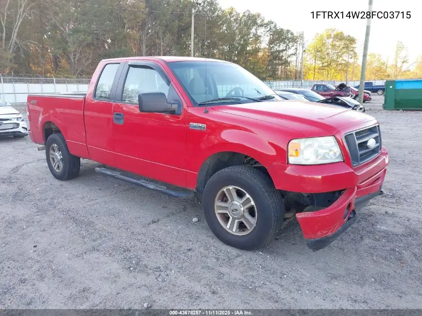 1FTRX14W28FC03715 2008 Ford F-150 Stx/Xl/Xlt