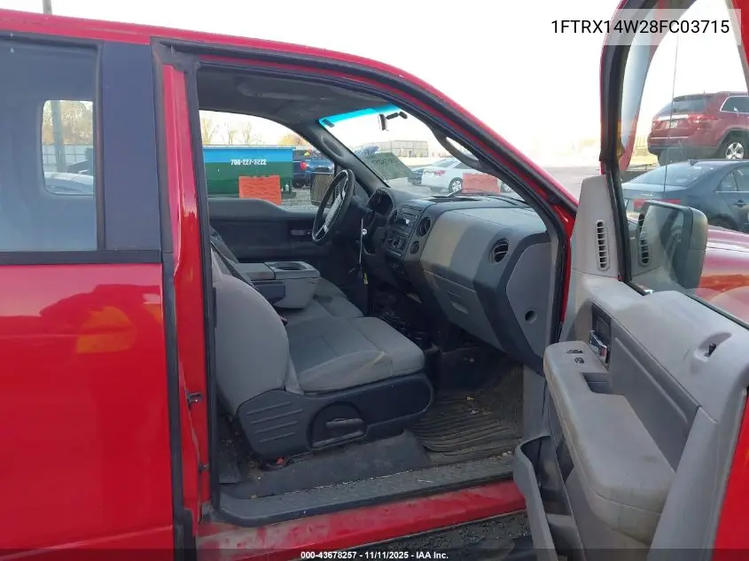 1FTRX14W28FC03715 2008 Ford F-150 Stx/Xl/Xlt