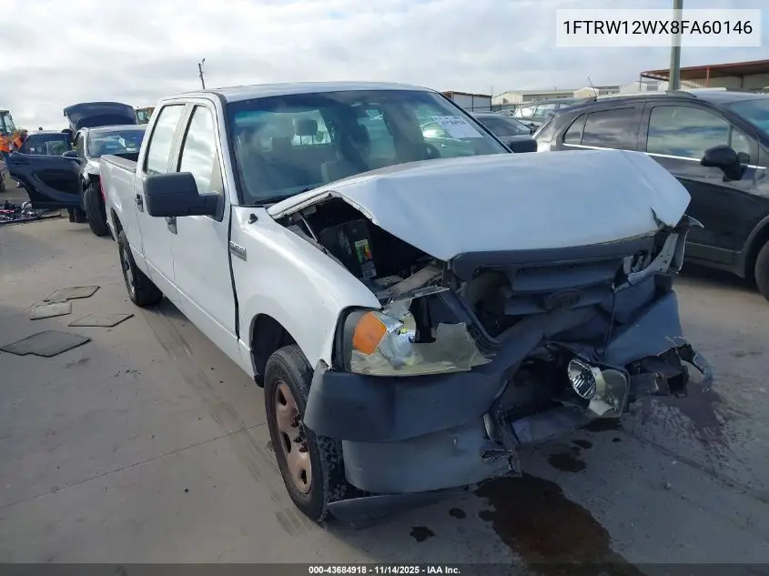 1FTRW12WX8FA60146 2008 Ford F-150 60Th Anniversary/Fx2/Xl/Xlt