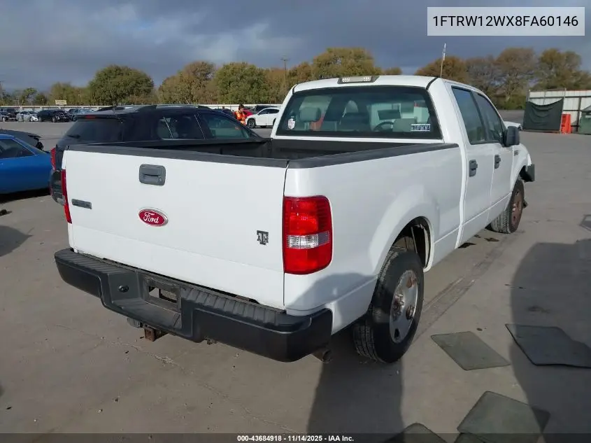 1FTRW12WX8FA60146 2008 Ford F-150 60Th Anniversary/Fx2/Xl/Xlt