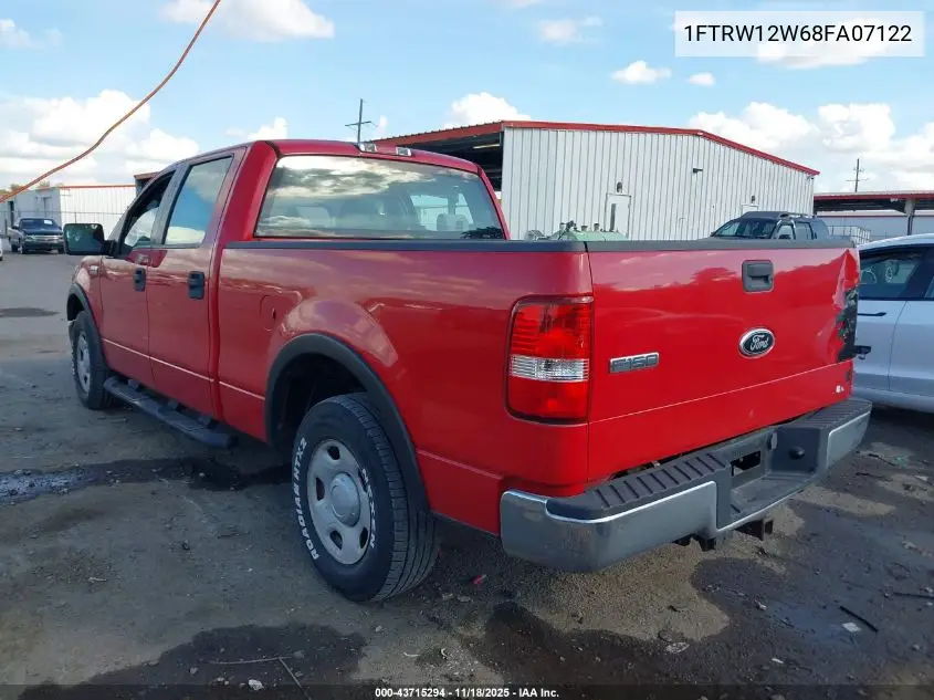 1FTRW12W68FA07122 2008 Ford F-150 Xl