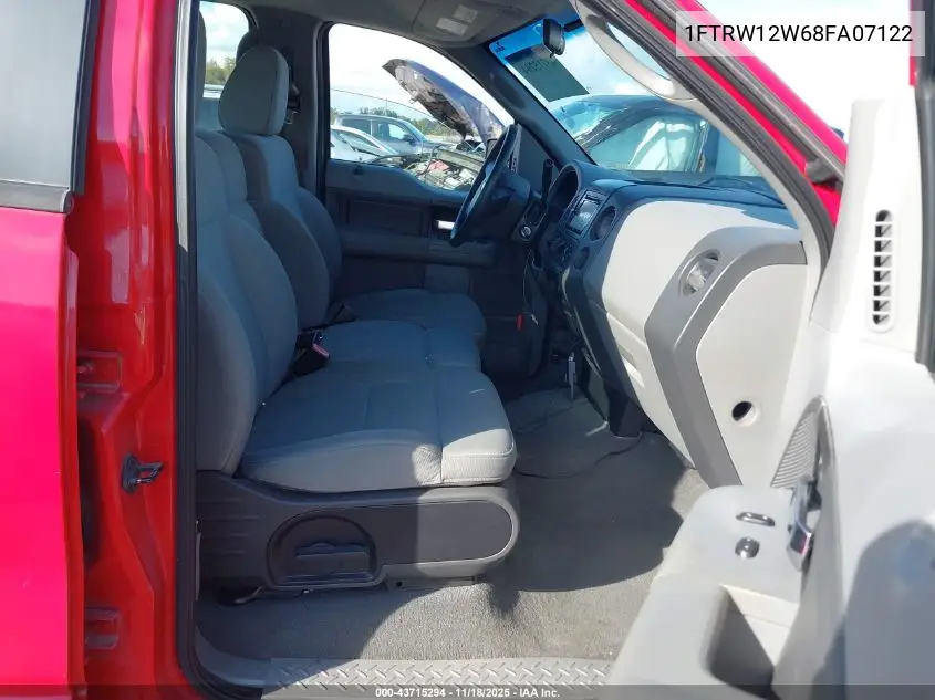 1FTRW12W68FA07122 2008 Ford F-150 Xl