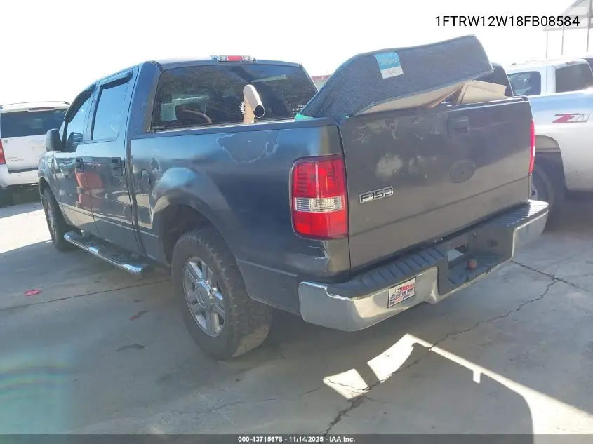 1FTRW12W18FB08584 2008 Ford F-150 60Th Anniversary/Fx2/Xl/Xlt