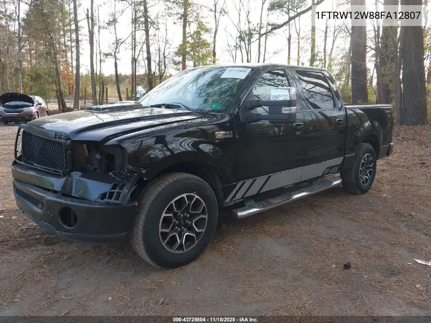 1FTRW12W88FA12807 2008 Ford F-150 Xlt