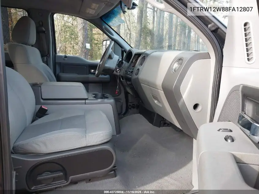 1FTRW12W88FA12807 2008 Ford F-150 Xlt