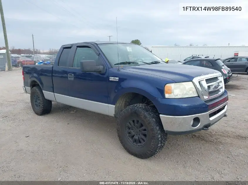 1FTRX14W98FB89540 2008 Ford F-150 Stx/Xl/Xlt