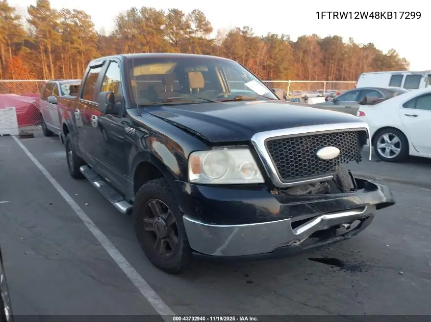 1FTRW12W48KB17299 2008 Ford F-150 Xl/Xlt