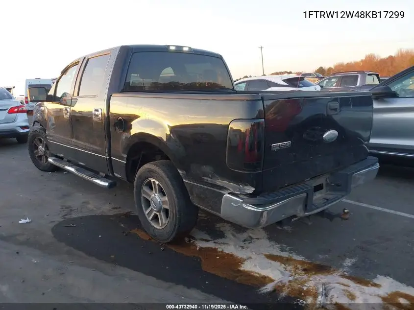 1FTRW12W48KB17299 2008 Ford F-150 Xl/Xlt