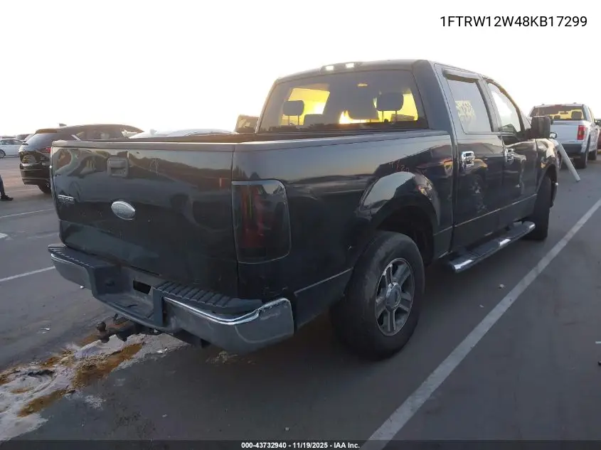 1FTRW12W48KB17299 2008 Ford F-150 Xl/Xlt