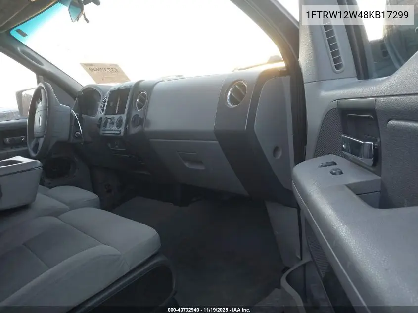 1FTRW12W48KB17299 2008 Ford F-150 Xl/Xlt