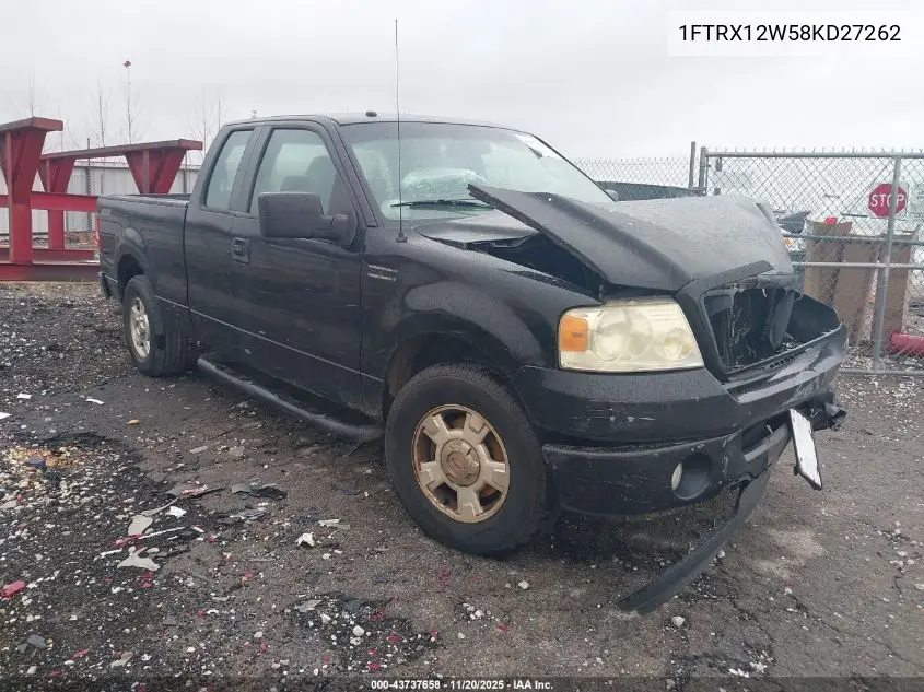 1FTRX12W58KD27262 2008 Ford F-150 Fx2/Stx/Xl/Xlt