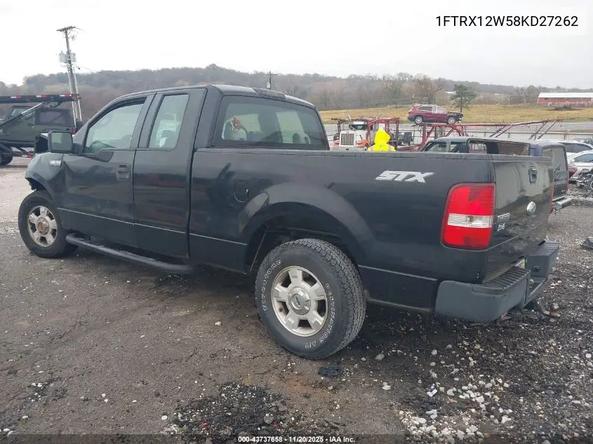 1FTRX12W58KD27262 2008 Ford F-150 Fx2/Stx/Xl/Xlt
