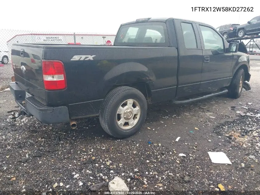 1FTRX12W58KD27262 2008 Ford F-150 Fx2/Stx/Xl/Xlt
