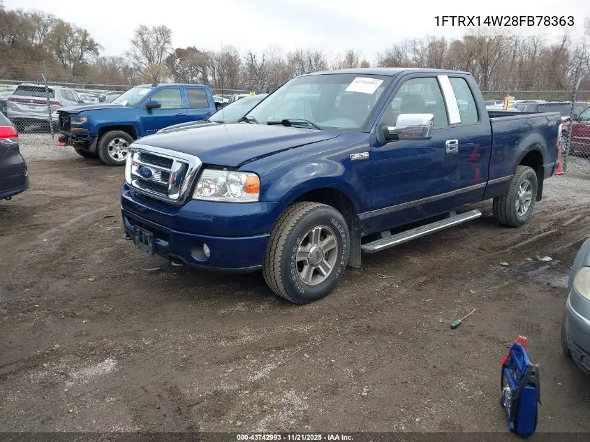 1FTRX14W28FB78363 2008 Ford F-150 Stx/Xl/Xlt
