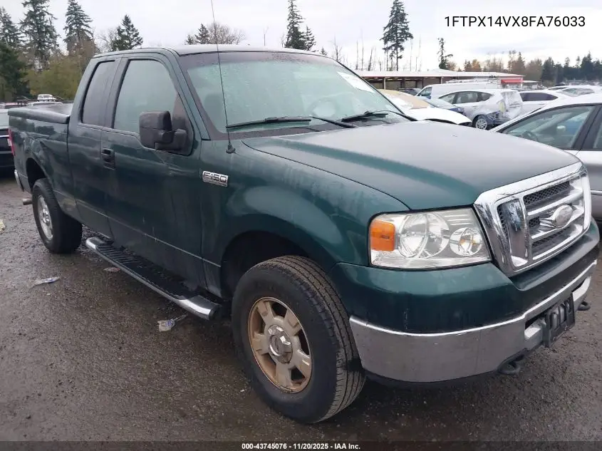 1FTPX14VX8FA76033 2008 Ford F-150 Fx4/Lariat/Xl/Xlt
