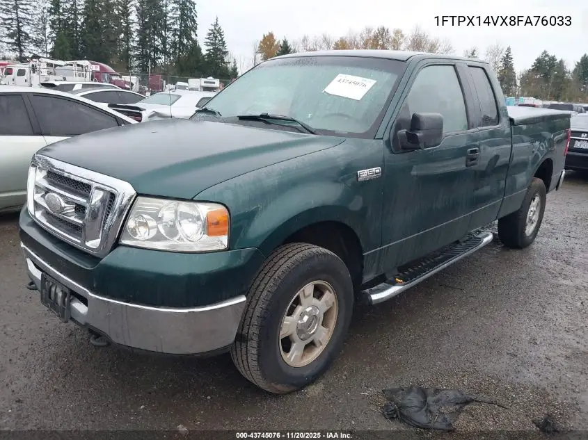 1FTPX14VX8FA76033 2008 Ford F-150 Fx4/Lariat/Xl/Xlt