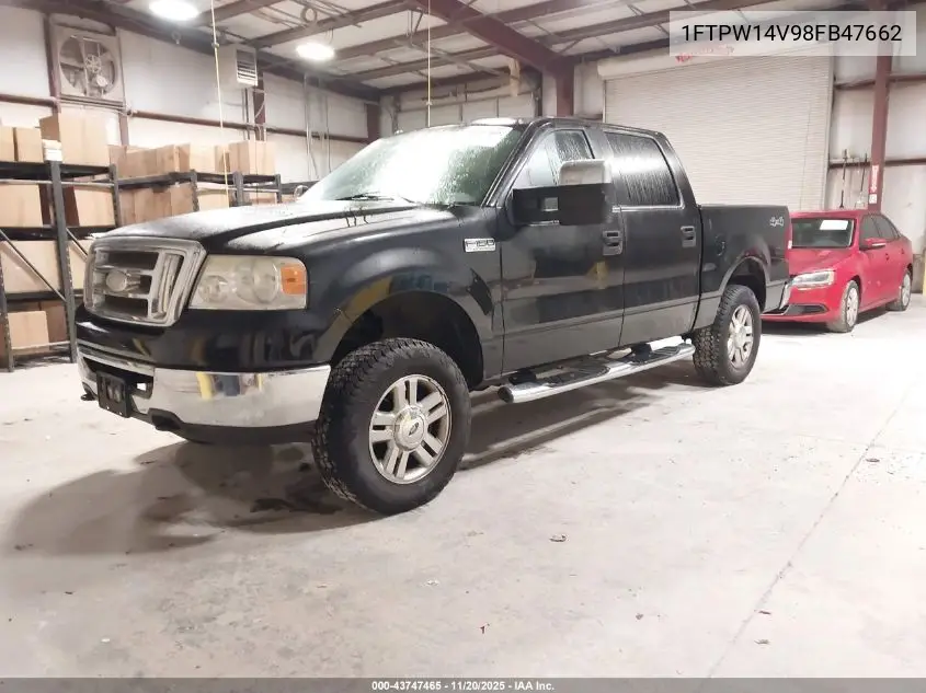 1FTPW14V98FB47662 2008 Ford F-150 60Th Anniversary/Fx4/King Ranch/Lariat/Xlt