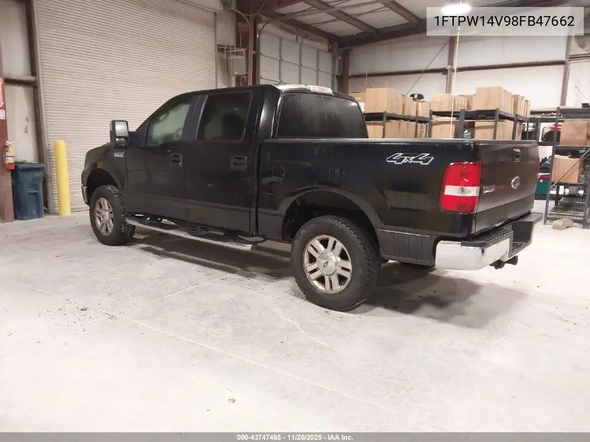 1FTPW14V98FB47662 2008 Ford F-150 60Th Anniversary/Fx4/King Ranch/Lariat/Xlt